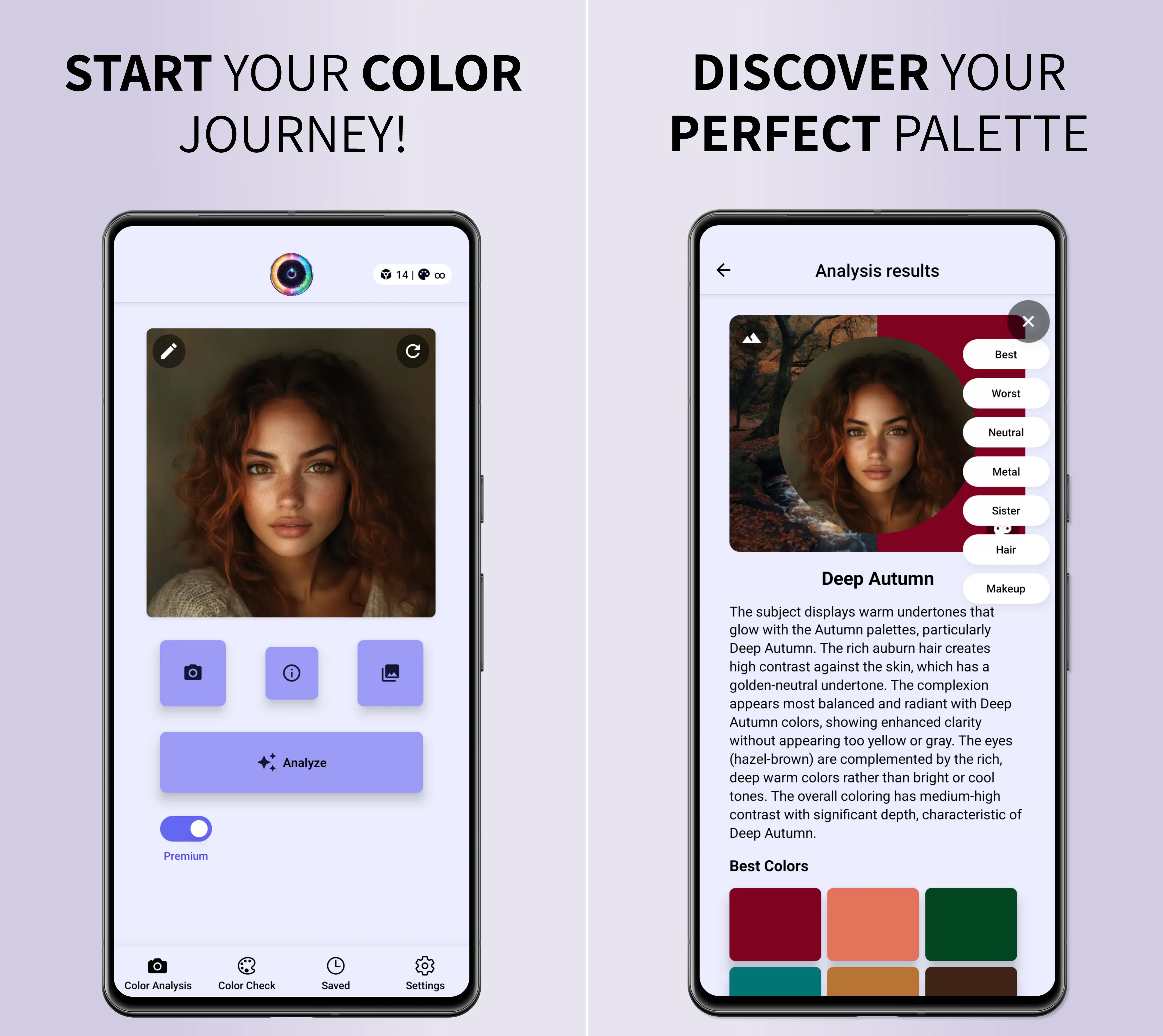 Radiant Harmony app in action Radiant Harmony app in action