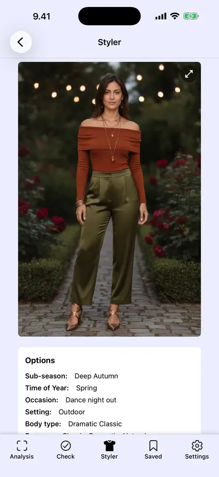 Create a look for date night